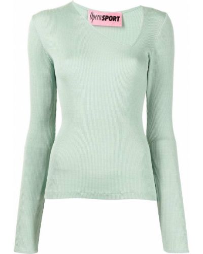 Jersey de tela jersey asimétrico Opérasport verde