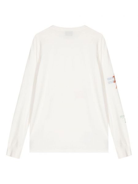 T-shirt en coton en jersey Ps Paul Smith blanc