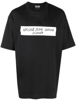 T-shirt Versace Jeans Couture svart