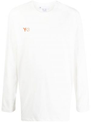 Риза с принт Y-3 бяло