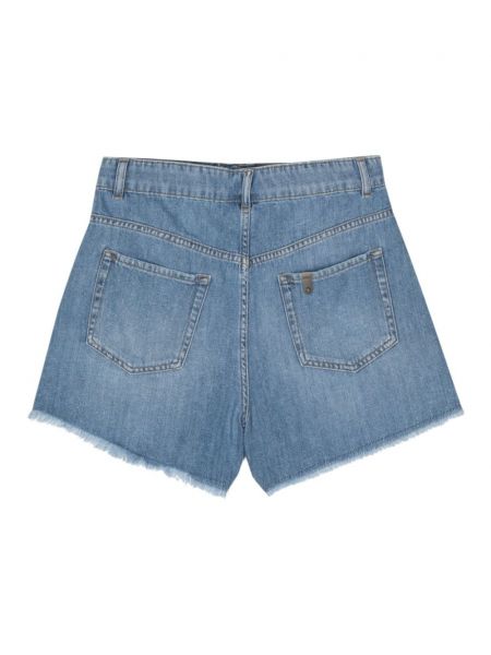 Jeans shorts mit fransen Liu Jo blau