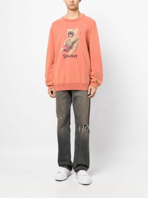Sweatshirt aus baumwoll mit print Doublet rot