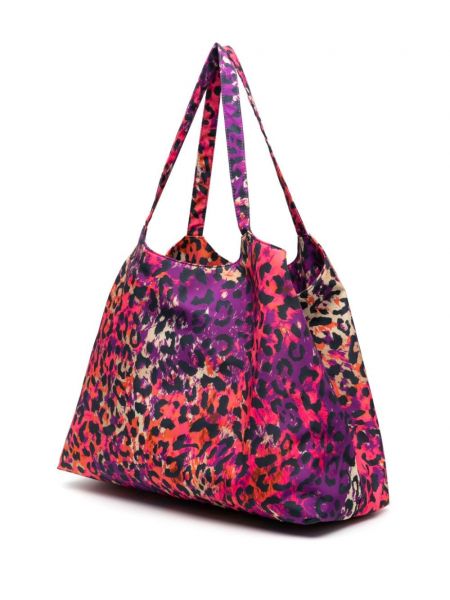 Leopardí shopper kabelka s potiskem Just Cavalli