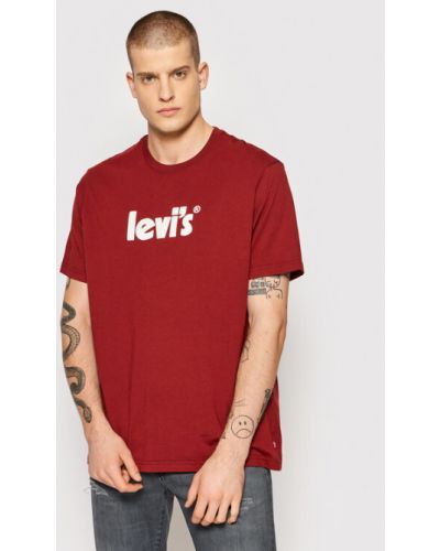 T-shirt Levi's, czerwony
