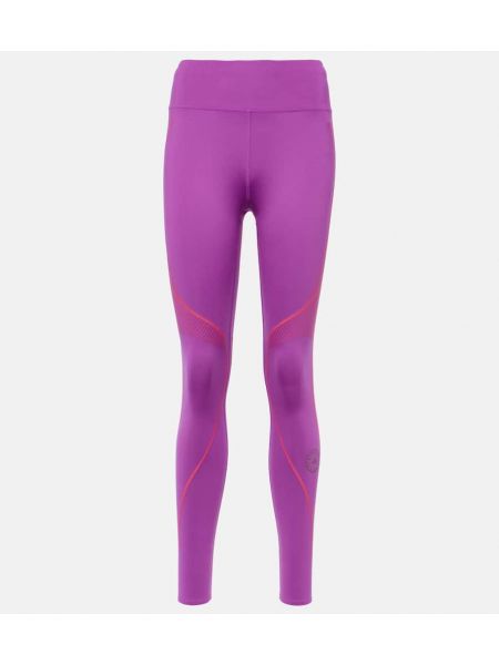 Pantalon de sport taille haute Adidas By Stella Mccartney violet