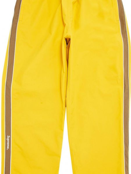 Спортивные штаны Supreme желтые