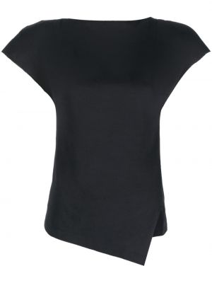 Asimetrisks t-krekls Isabel Marant melns