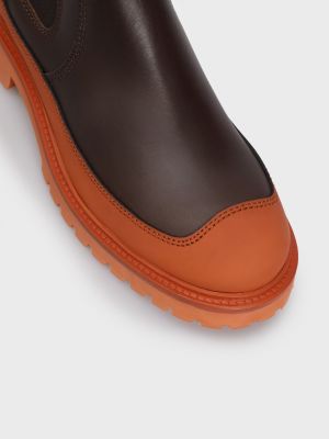 Шкіряні черевики Gant коричневі