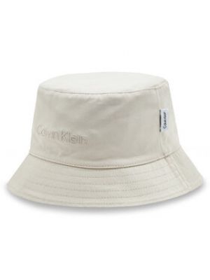 Haftowany kapelusz bawełniany dwustronny Calvin Klein
