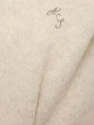 Suéter de lana de punto Acne Studios gris