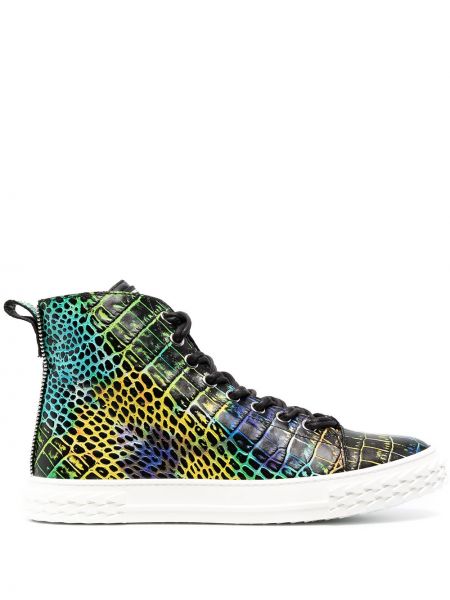 Lær sneakers Giuseppe Zanotti svart