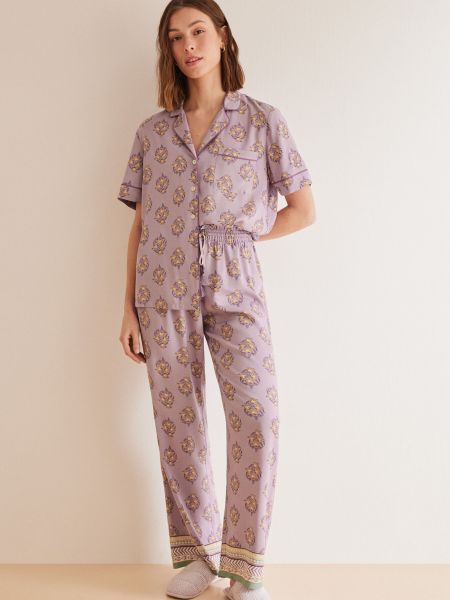 Пижама из вискозы Women'secret фиолетовая