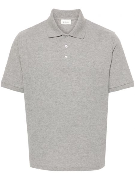 Poloshirt Saint Laurent grå