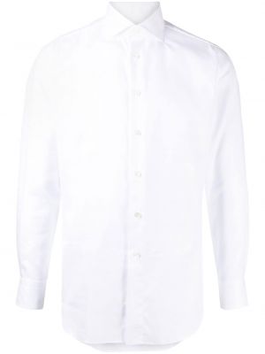 Camicia aderente Brioni bianco