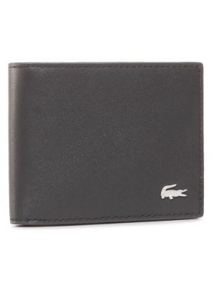 Slim fit peňaženka Lacoste čierna
