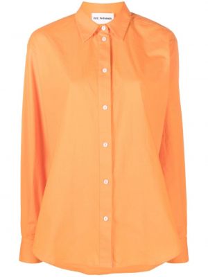 Camicia a maniche lunghe Des Phemmes, arancione