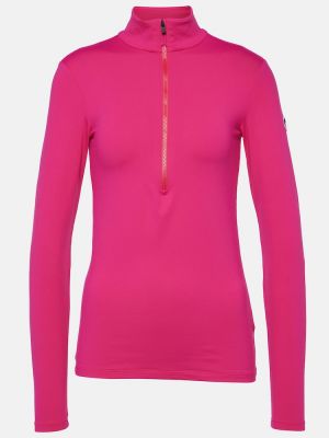 Пуловер с цип Fusalp розово