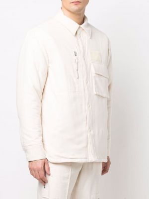 Prošívaná košile s kapsami Helmut Lang bílá