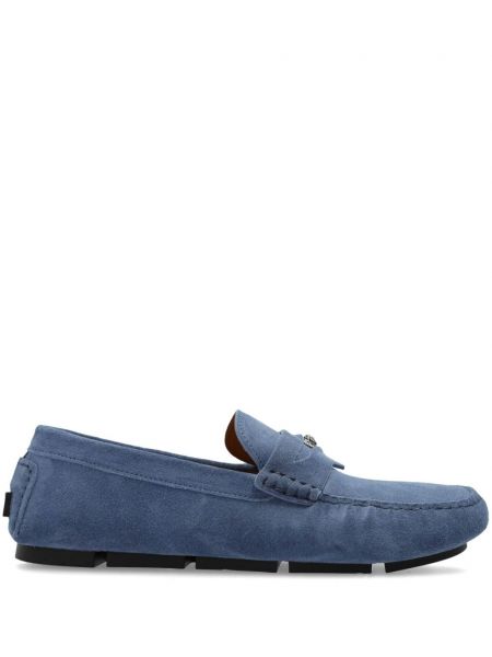 Ruskind loafers Versace blå