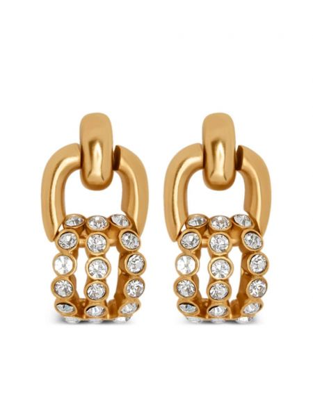 Σκουλαρίκια με πετραδάκια Oscar De La Renta χρυσό