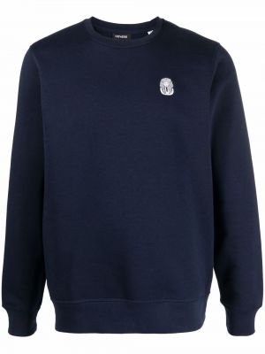 Brodert sweatshirt Cenere Gb blå