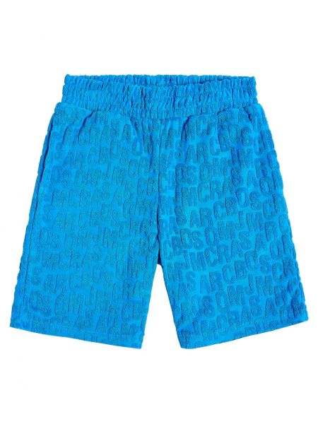 Jacquard bomuld shorts for drenge Marc Jacobs Kids blå