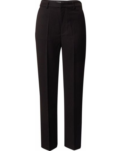 Pantalon plissé Gina Tricot noir