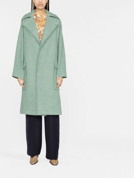 Oversize mantel Victoria Beckham grün