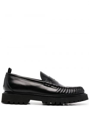 Skinn loafers Officine Creative svart