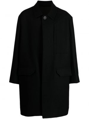 Bavlnený kabát Rick Owens čierna