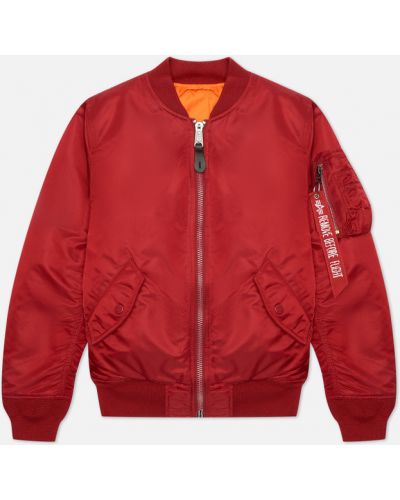 Женская куртка бомбер Alpha Industries - Бордовый