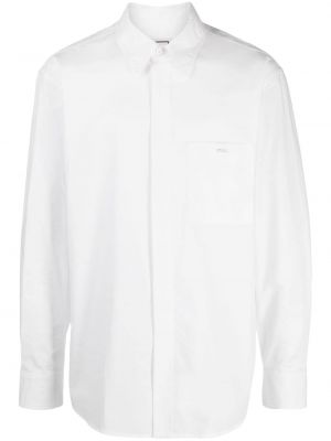 Памучна риза Wooyoungmi бяло