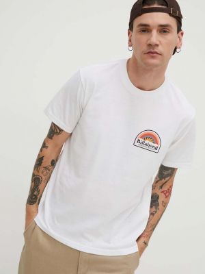 Тениска с дълъг ръкав с принт Billabong бяло