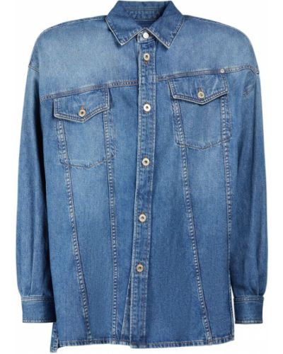 Asymetrická džínová košile Loewe modrá