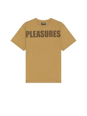 T-shirt Pleasures marron