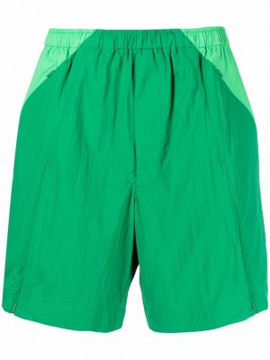 Pantaloncini sportivi con cerniera Y-3 verde