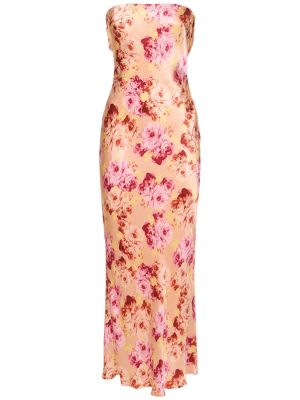 Obleka iz viskoze s cvetličnim vzorcem Bec + Bridge