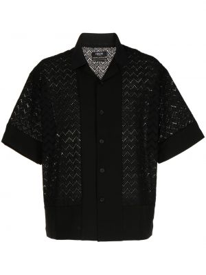 Bavlnená košeľa Five Cm čierna