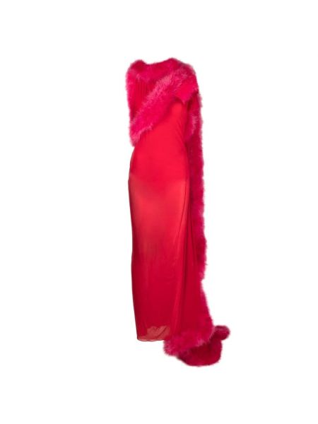 Sukienka długa The Attico czerwona