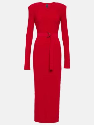 Μάξι φόρεμα από ζέρσεϋ Norma Kamali κόκκινο