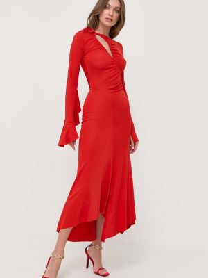 Макси рокля Victoria Beckham червено