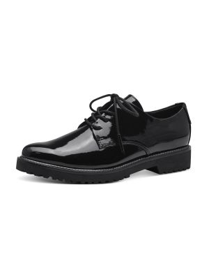 Pantofi cu șireturi Marco Tozzi negru