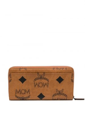 Mustriline rahakott Mcm pruun