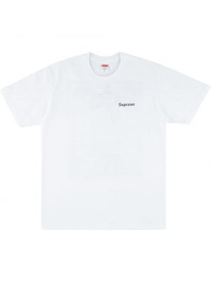 Biała koszulka Supreme