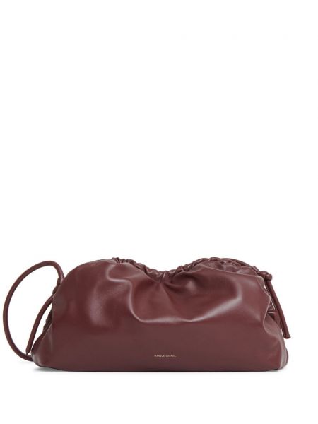 Overdimensioneret clutch Mansur Gavriel rød