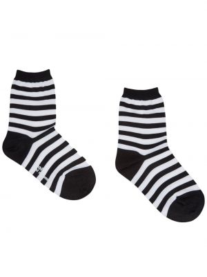 Prugaste čarape Noir Kei Ninomiya