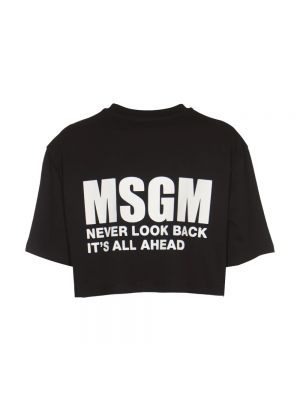 Camisa de algodón Msgm negro