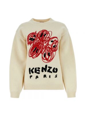 Sweter Kenzo beżowy