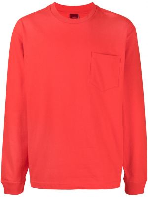 Jersey sweatshirt aus baumwoll Suicoke rot