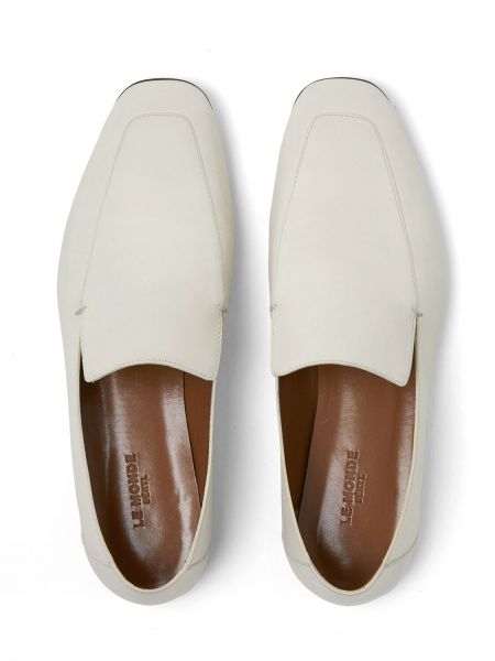 Pantofi loafer din piele Le Monde Beryl alb